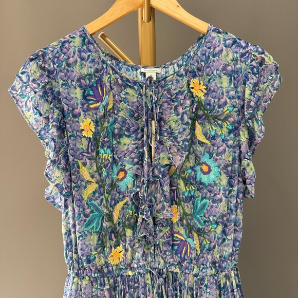 Sundance Eden Embroidered Tiered Maxi Dress - Picture 4 of 11